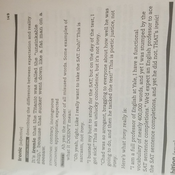 Rock the SAT  STUDY guide & Hot Words for the SAT 3RD edition - Picture 5 of 17